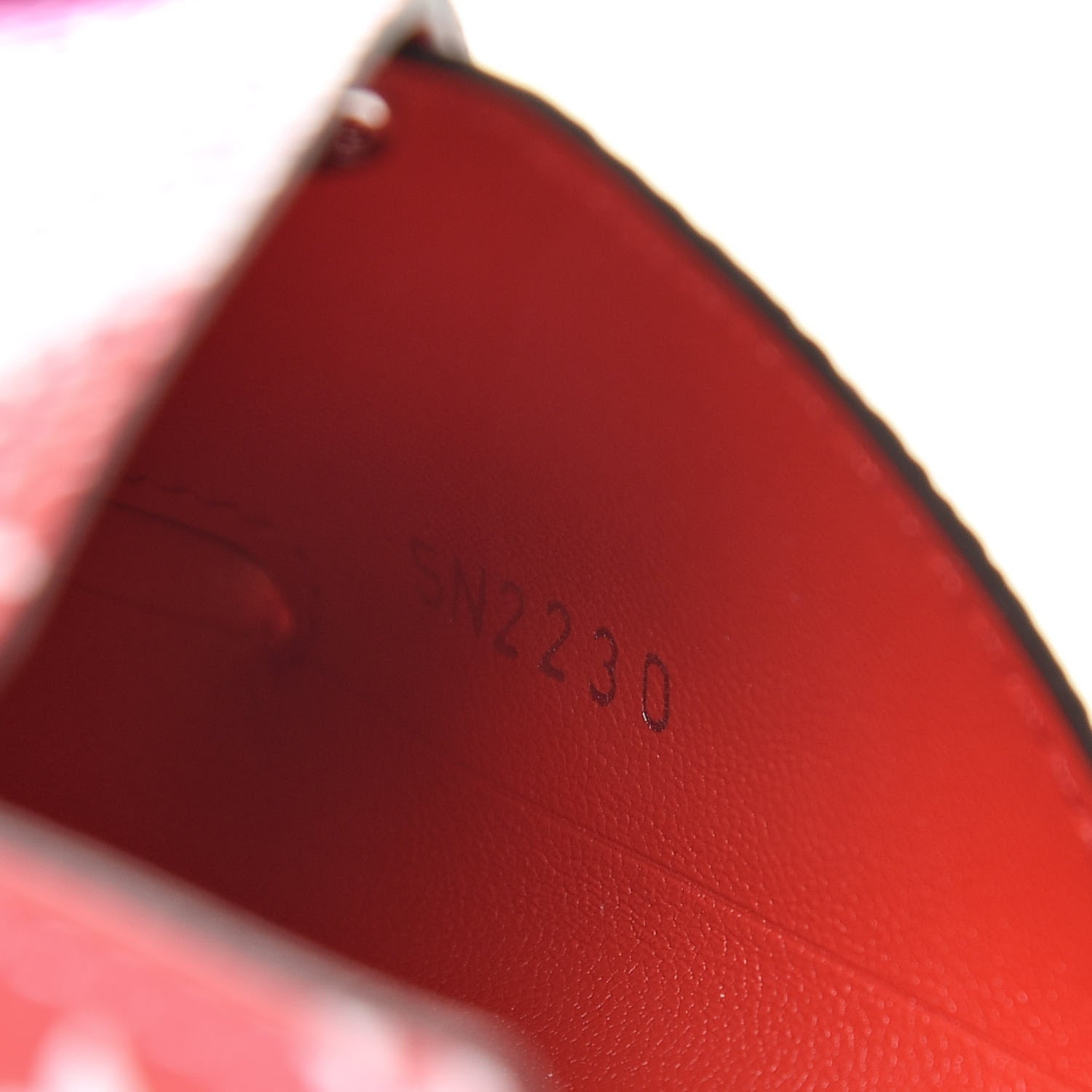 Louis Vuitton Monogram Escale Small Kirigami Pochette Insert Red 7 of 8