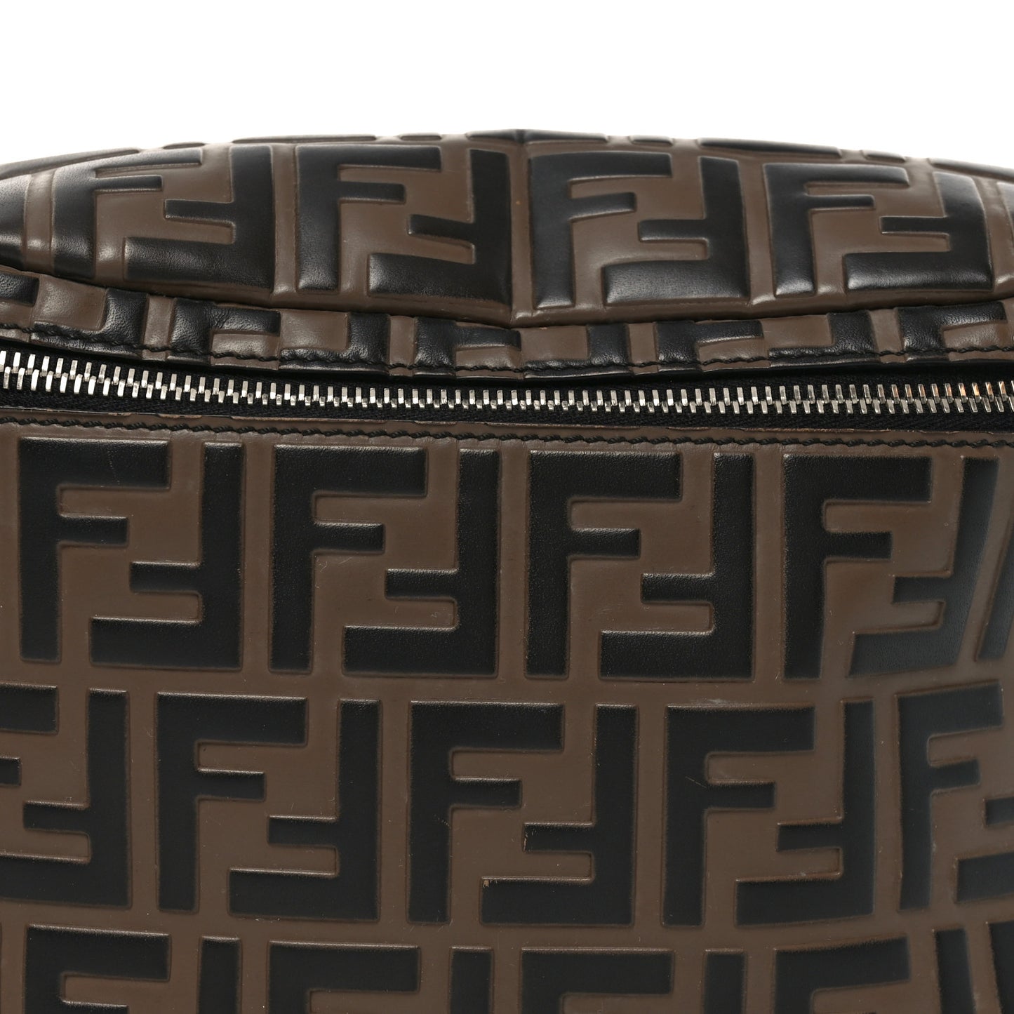 Vitello Century Bi-Color FF 1974 Embossed Belt Bag Maya Black