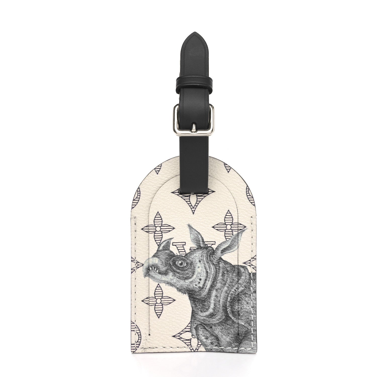 Louis Vuitton Savane Monogram Rhinoceros Chapman Luggage Tag 1 of 3