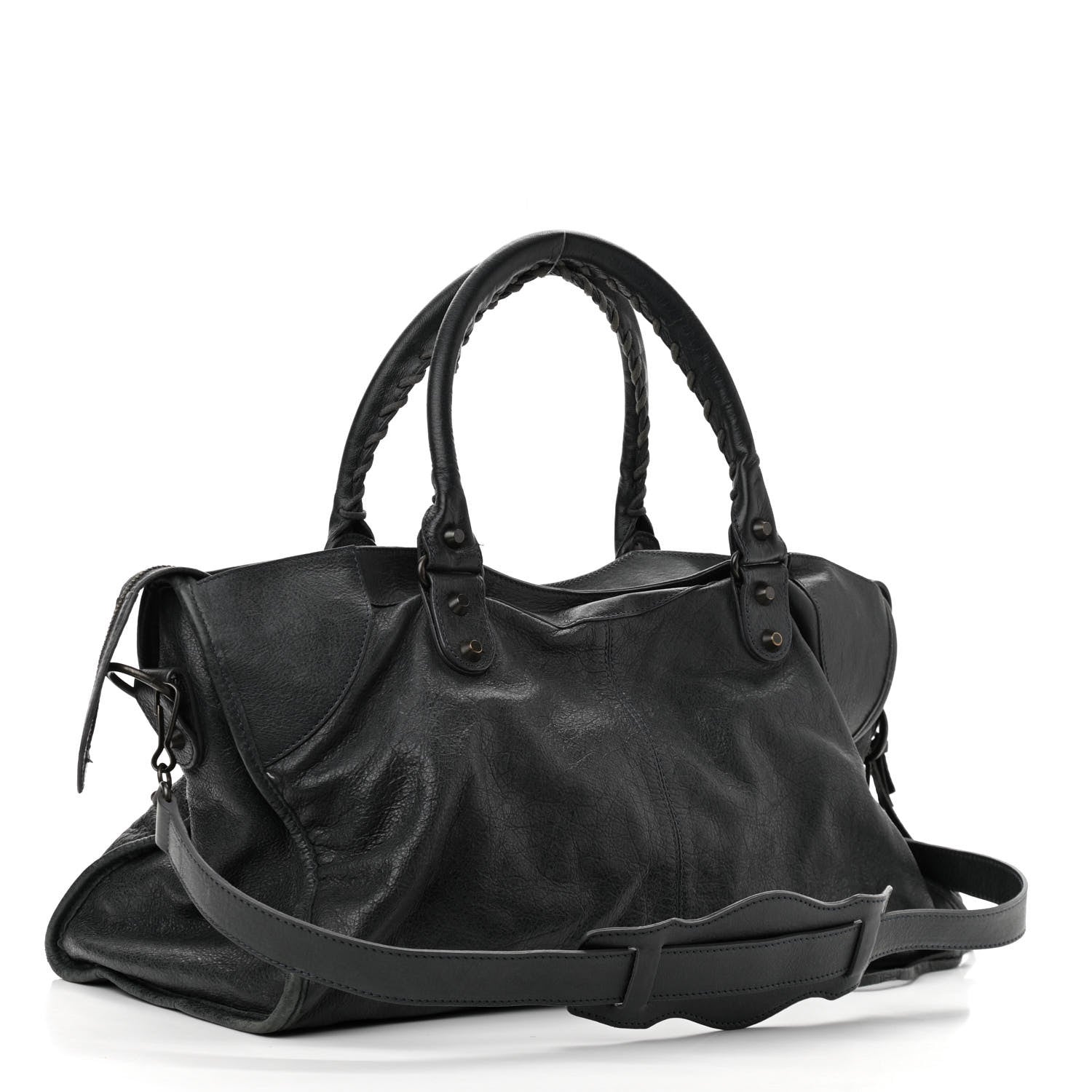 Balenciaga Agneau Classic Hardware Part Time Anthracite 3 of 12