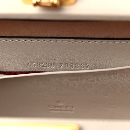 Gucci Vitello Eclipse Mini Interlocking G Shoulder Bag Mystic White Hibiscus Red 7 of 11