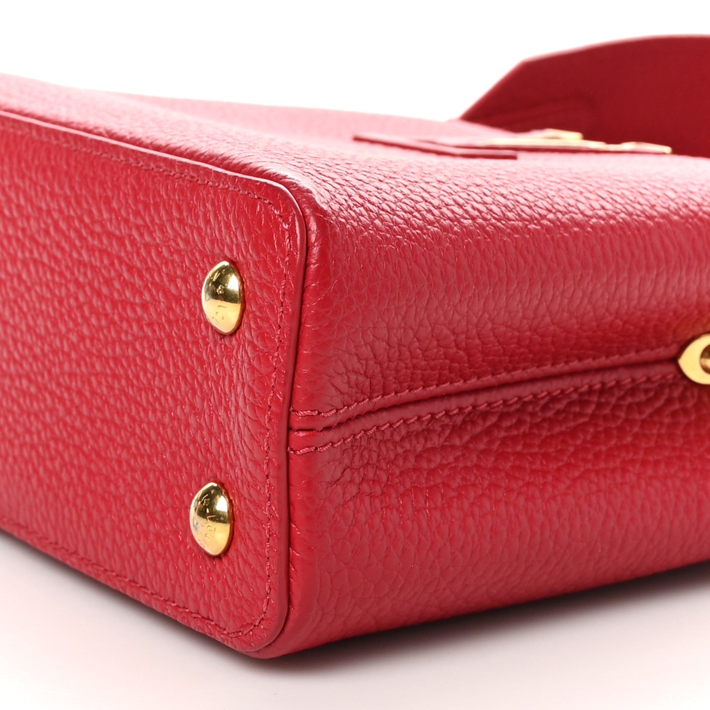 Taurillon Mini Capucines Scarlet