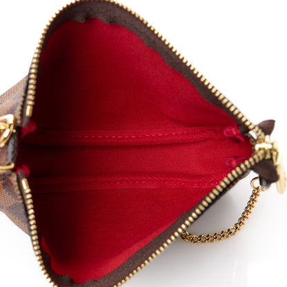 Louis Vuitton Damier Ebene Mini Pochette Accessories 5 of 8