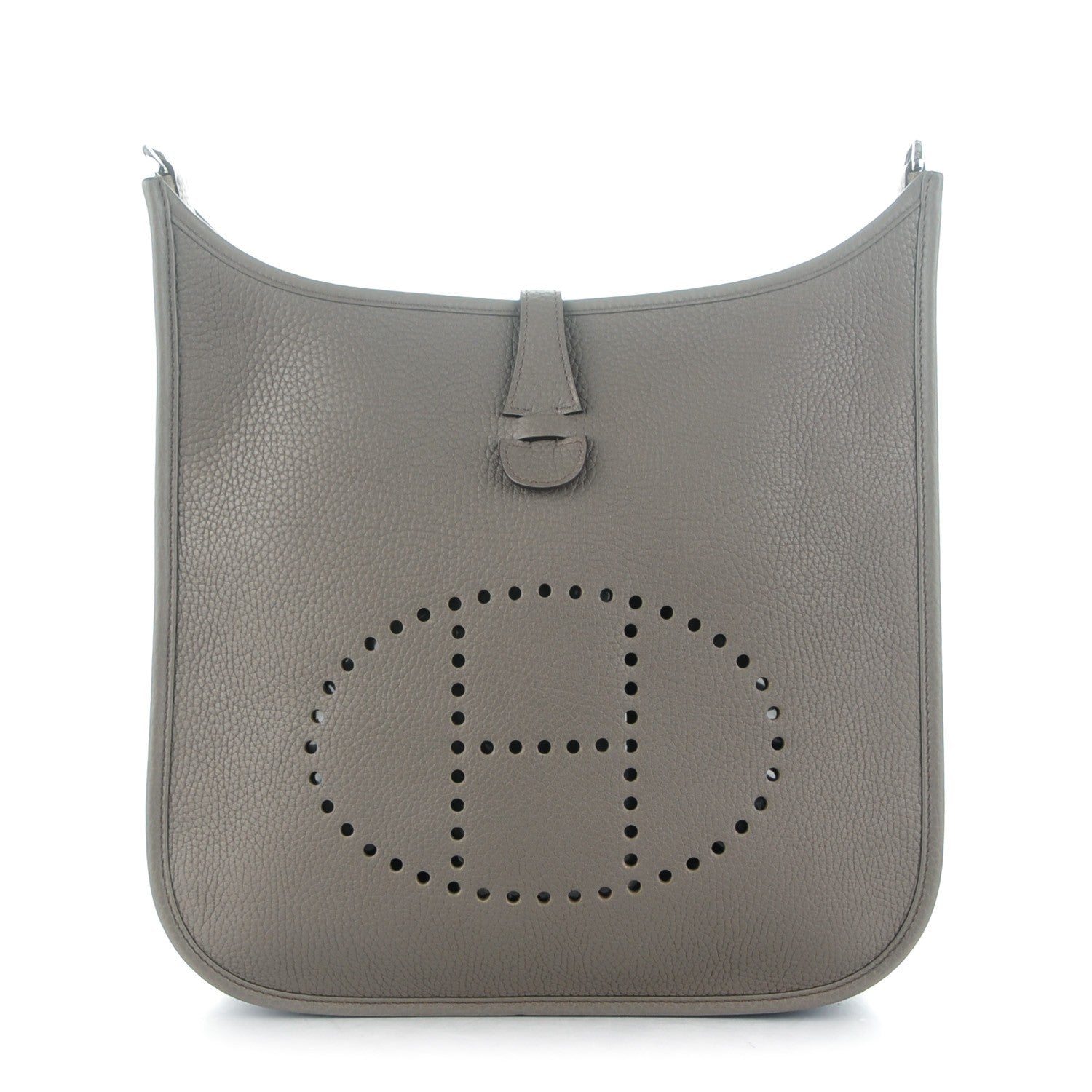 Hermes Taurillon Clemence Evelyne III PM Etain 1 of 7