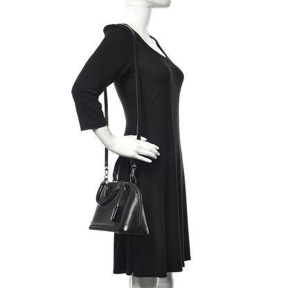 Louis Vuitton Epi Alma BB Black 2 of 12