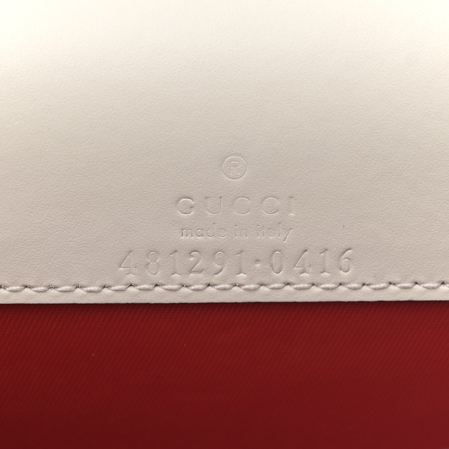 Gucci Guccissima Mini Cherry Chain Bag White 10 of 21