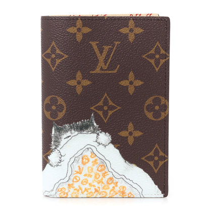 Louis Vuitton Monogram Travels With Grace Coddington Passport Cover 1 of 8