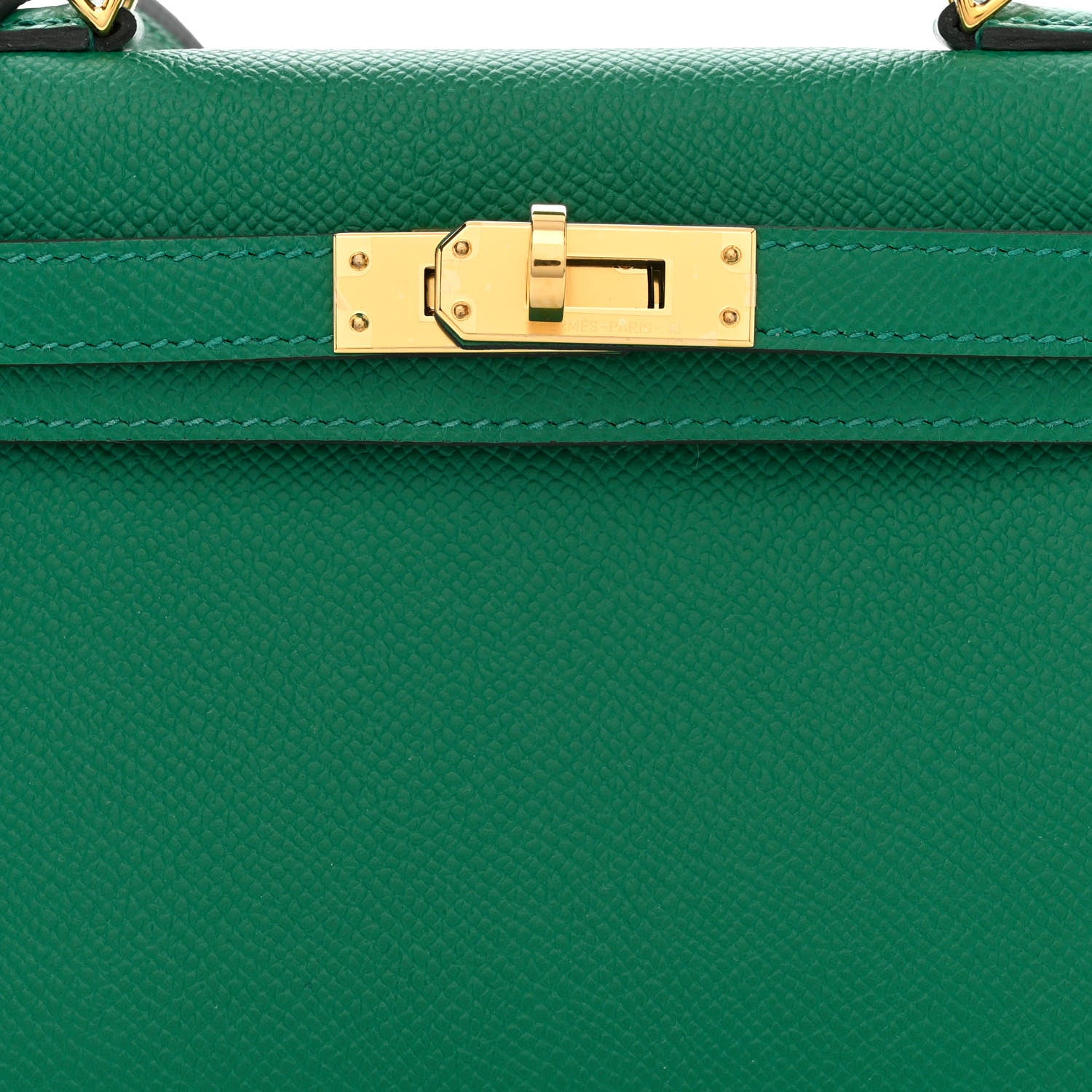 Hermes Epsom Mini Kelly Sellier 20 Vert Vertigo 8 of 11