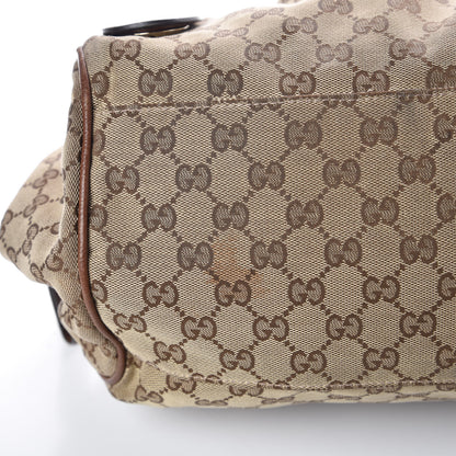 Gucci Monogram Medium Sukey Boston Brown 8 of 9