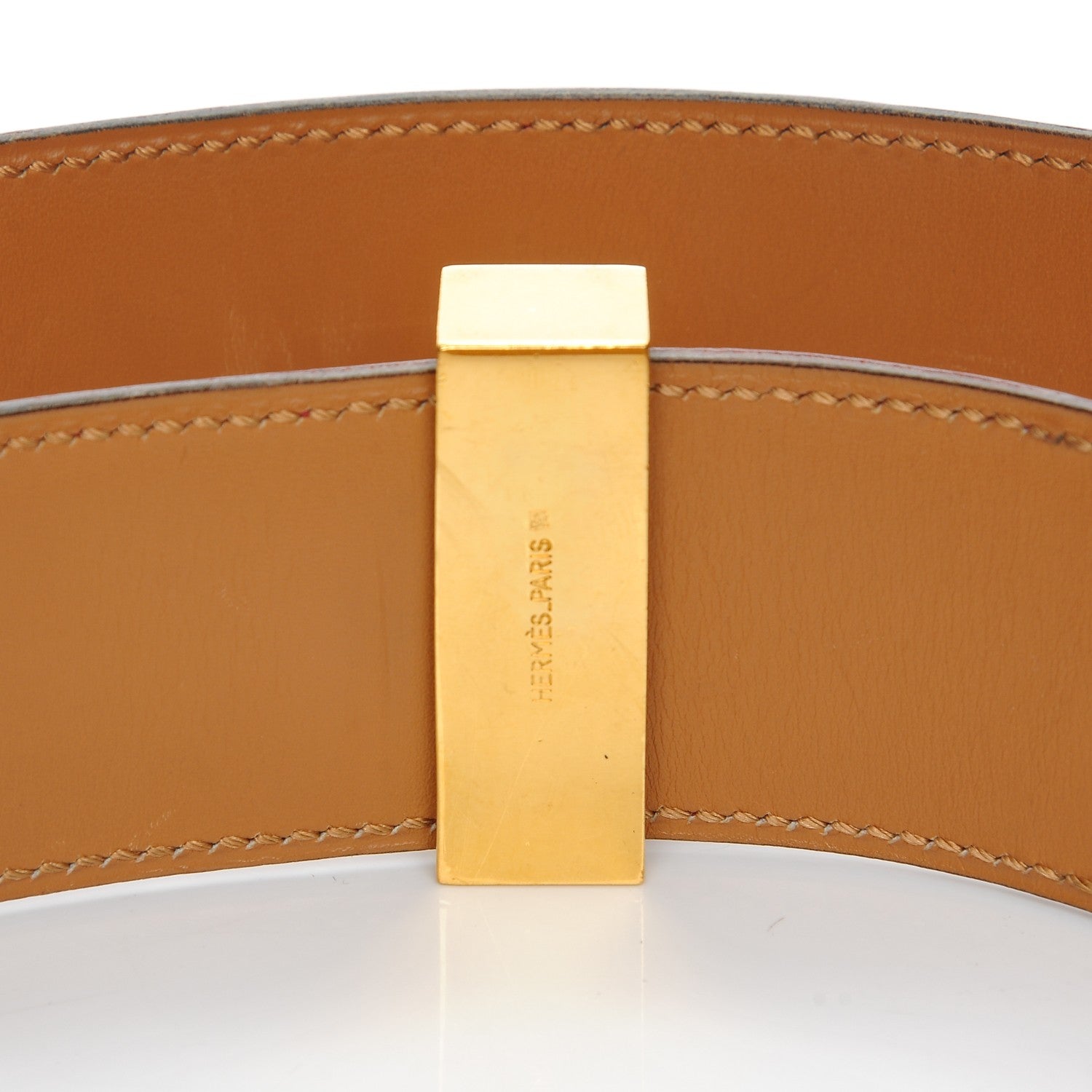Hermes Courchevel Collier De Chien CDC Belt 70 Rouge Vif 9 of 10