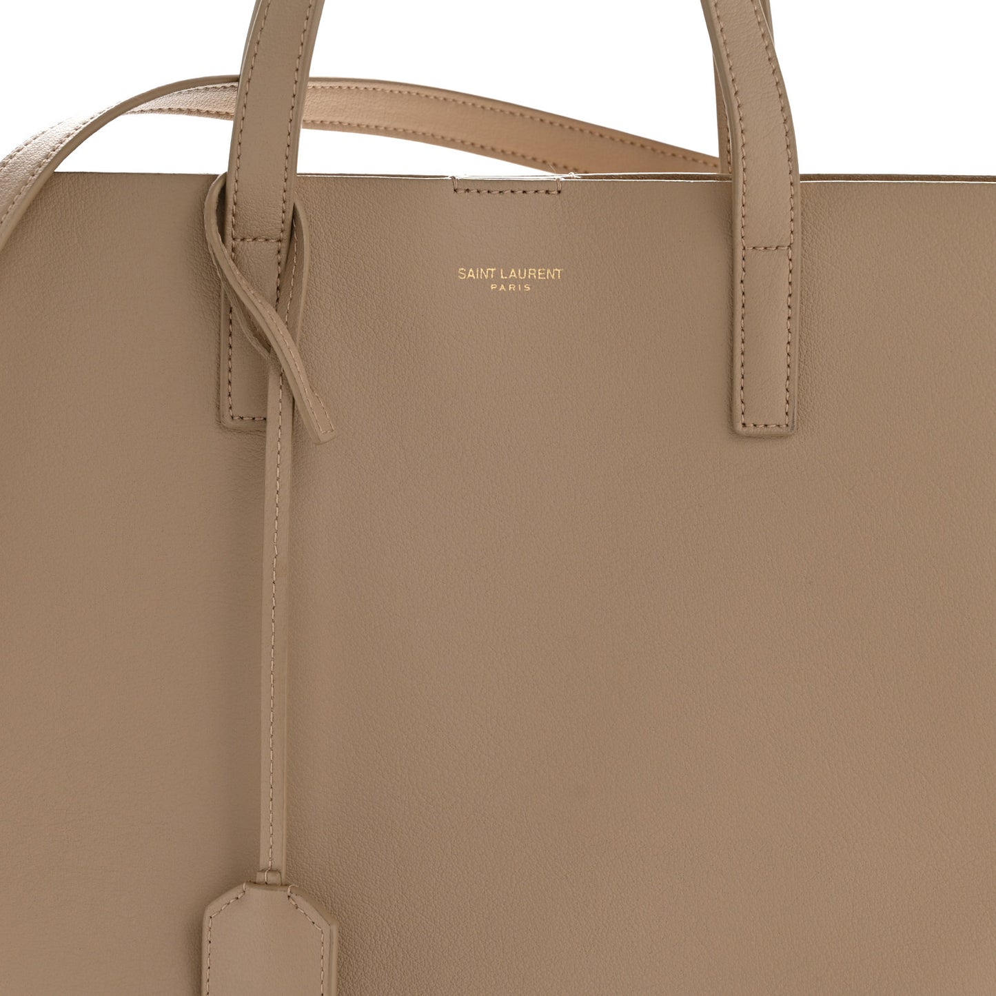 Calfskin Toy Shopping Tote Nude Powder
