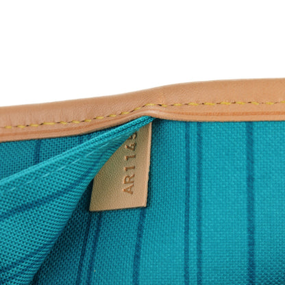 Louis Vuitton Monogram V Neverfull MM Turquoise 8 of 8