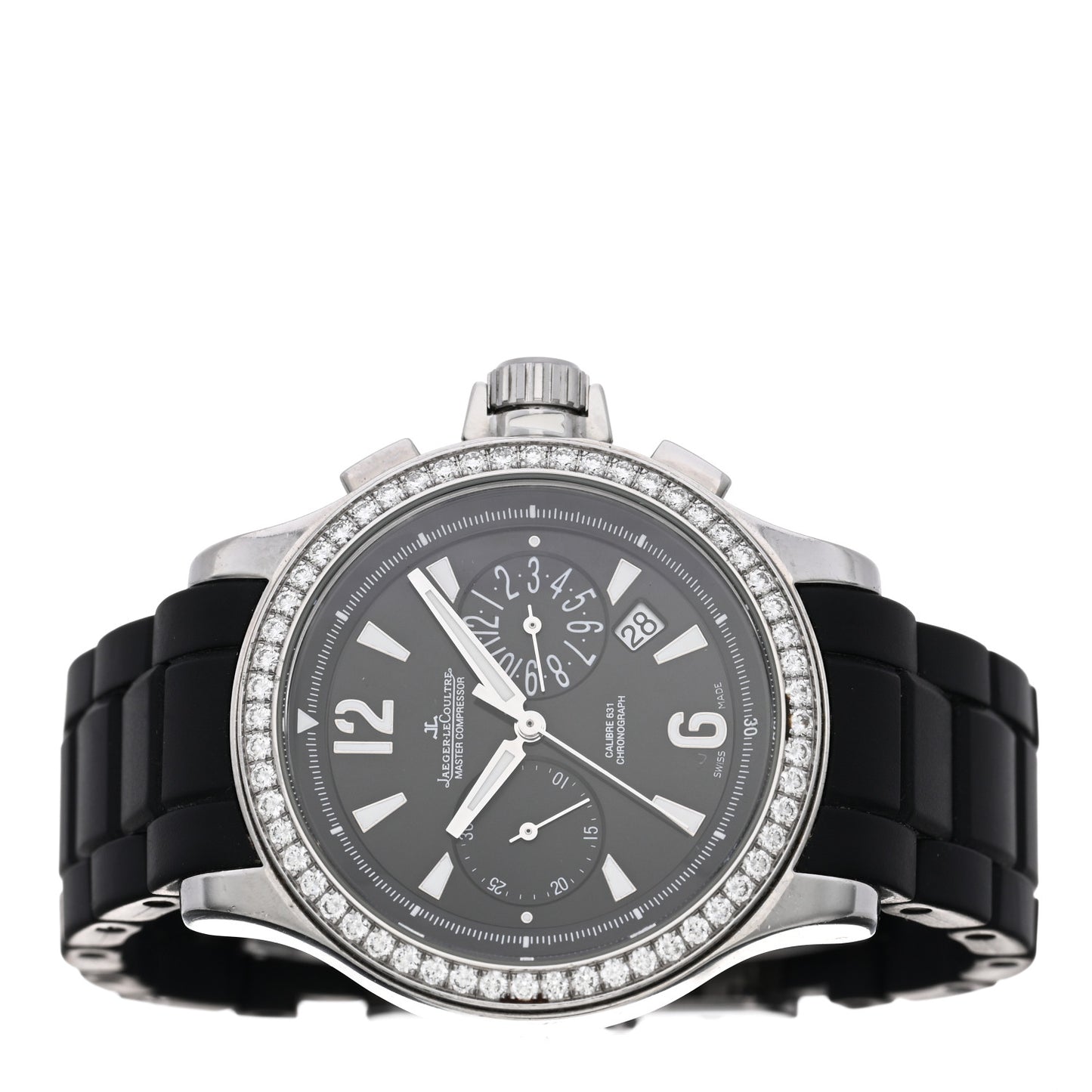 Stainless Steel Rubber Diamond 38mm Master Compressor Diver Automatic Watch 148.8.31