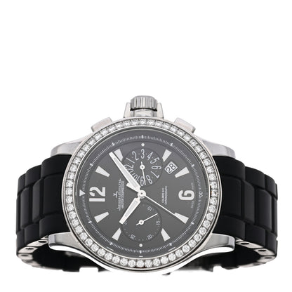 Jaeger-LeCoultre Stainless Steel Rubber Diamond 38mm Master Compressor Diver Automatic Watch 148.8.31 2 of 5