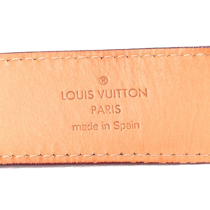 Louis Vuitton Vernis LV Frame Belt 90 36 Rouge Fauviste 4 of 8