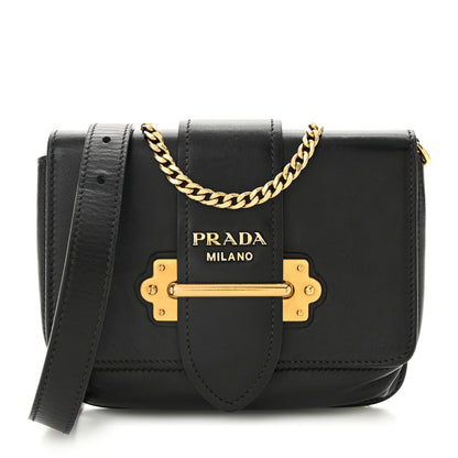 Prada City Calf Cahier Belt Bag Black 1 of 10