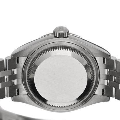 Rolex Stainless Steel 18K White Gold Diamond 28mm Oyster Perpetual Datejust Watch Pink 279174 4 of 5