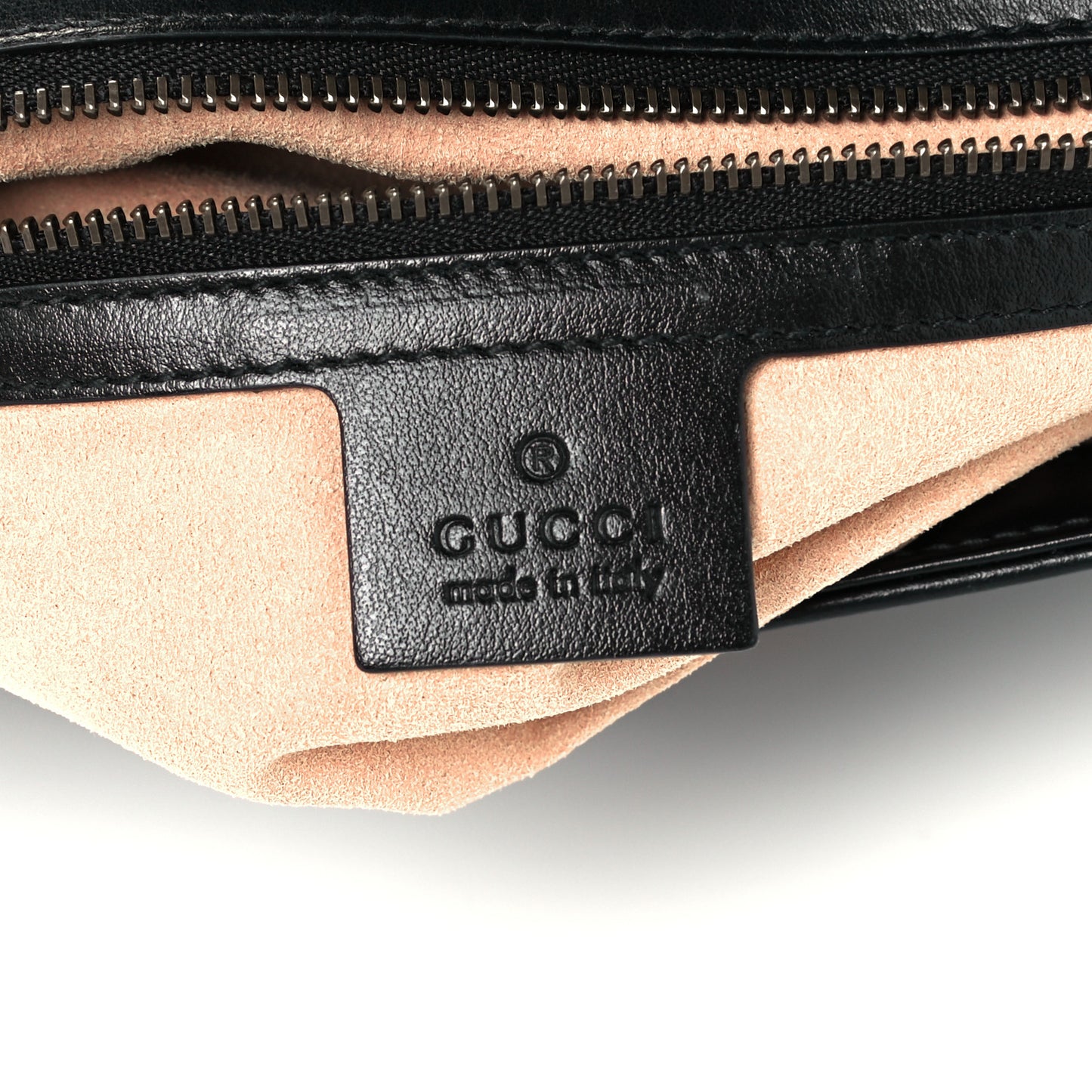 Calfskin Matelasse Small GG Marmont Shoulder Bag Black