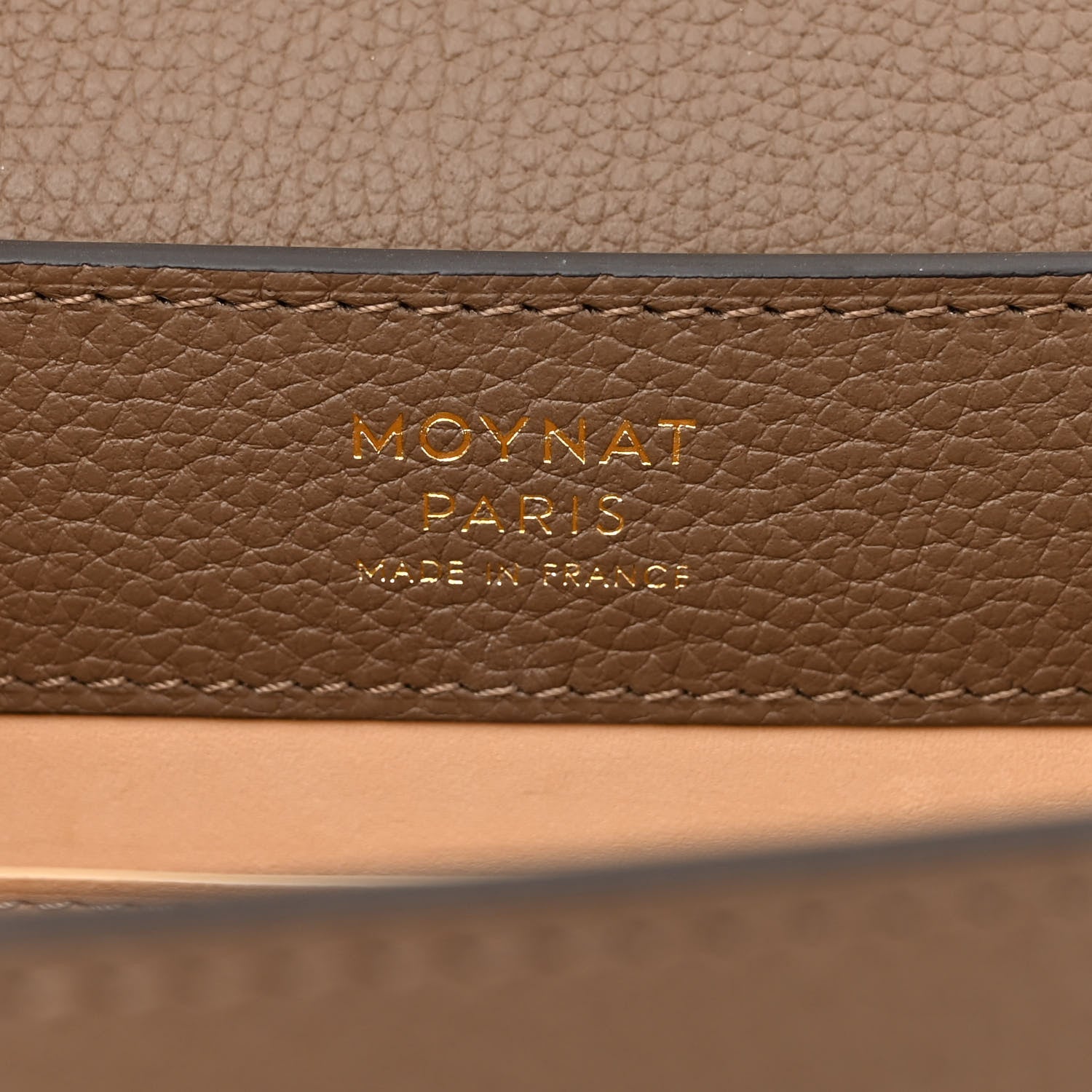 Moynat Taurillon Blush Rejane PM Taupe 6 of 11