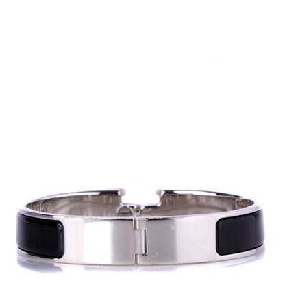 Hermes Enamel Narrow Clic Clac H Bracelet PM Black 3 of 4
