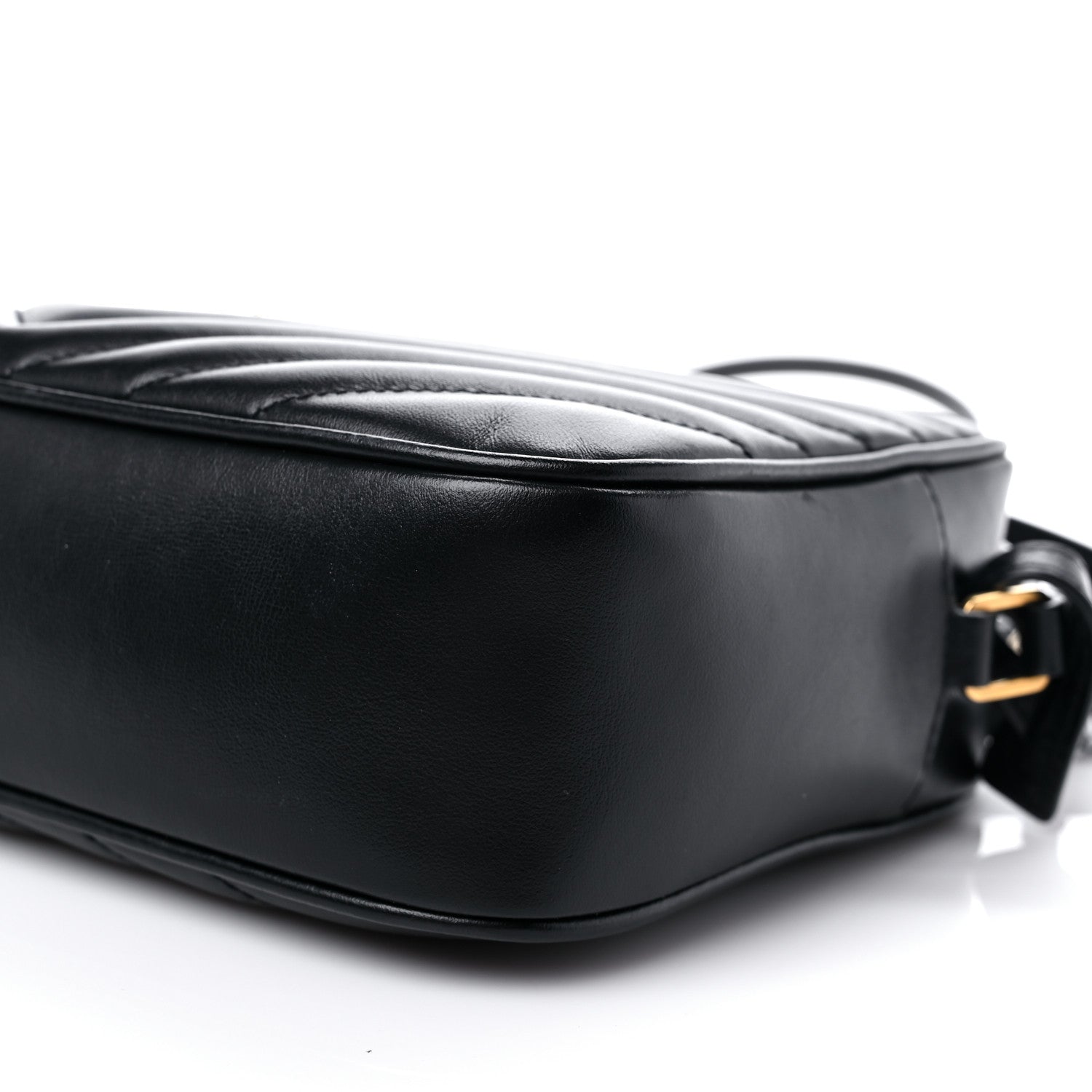Saint Laurent Calfskin Matelasse Monogram Lou Camera Bag Black 9 of 12