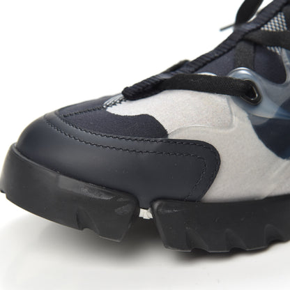 Christian Dior Neoprene Rubber Womens D-Connect Sneakers 38 Blue Black 7 of 7