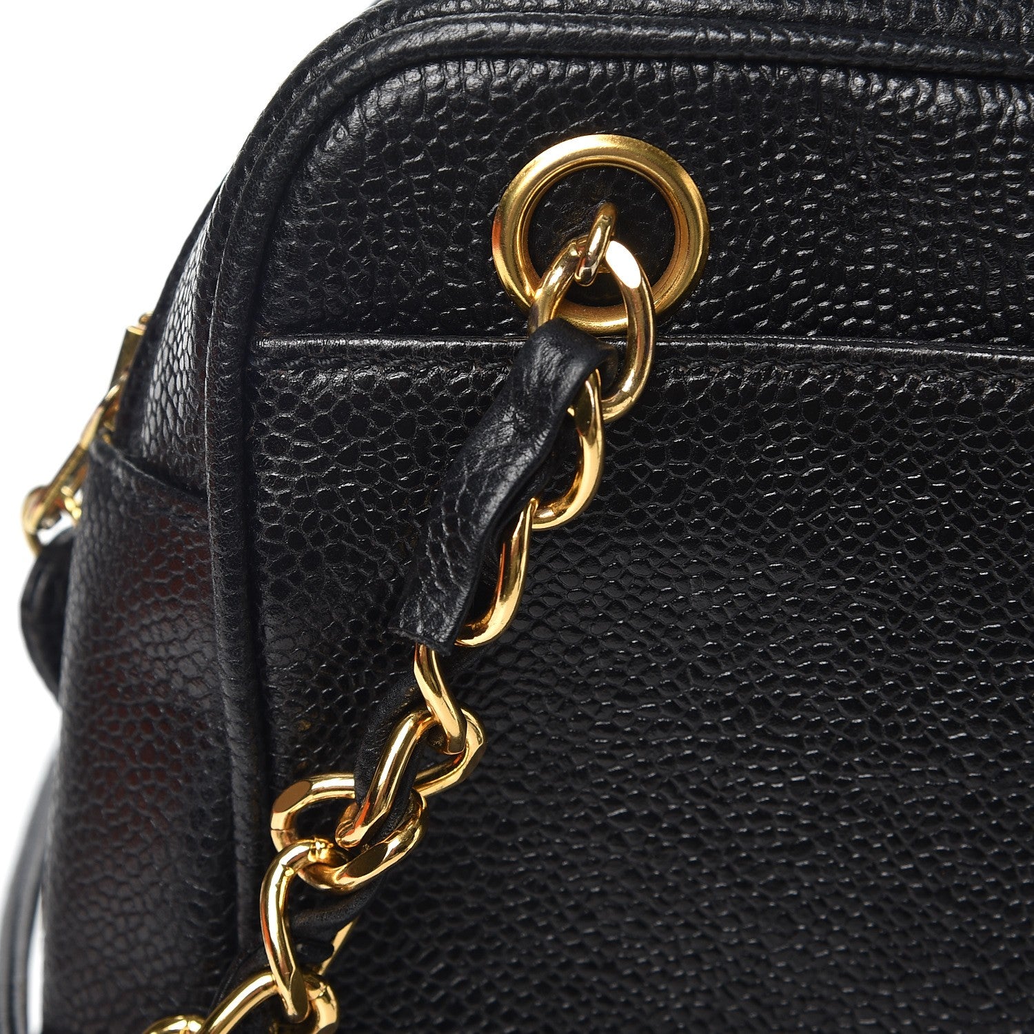 Chanel Caviar CC Shoulder Bag Black 8 of 12