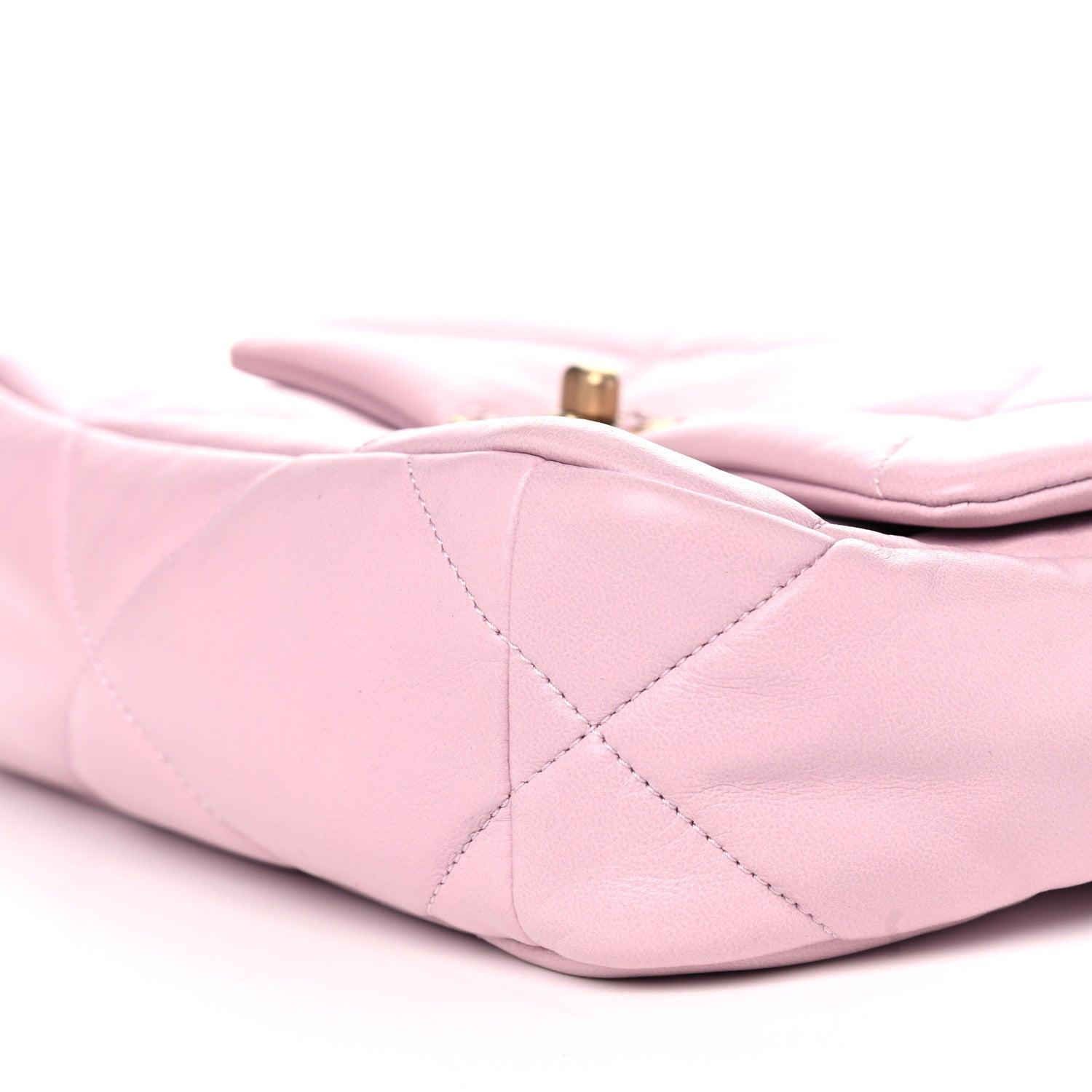 Chanel Lambskin Quilted Medium Chanel 19 Flap Light Pink 9 of 11