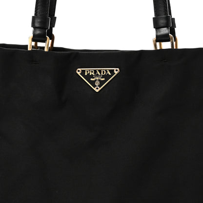 Prada Tessuto Nylon Saffiano Tote Black 7 of 9