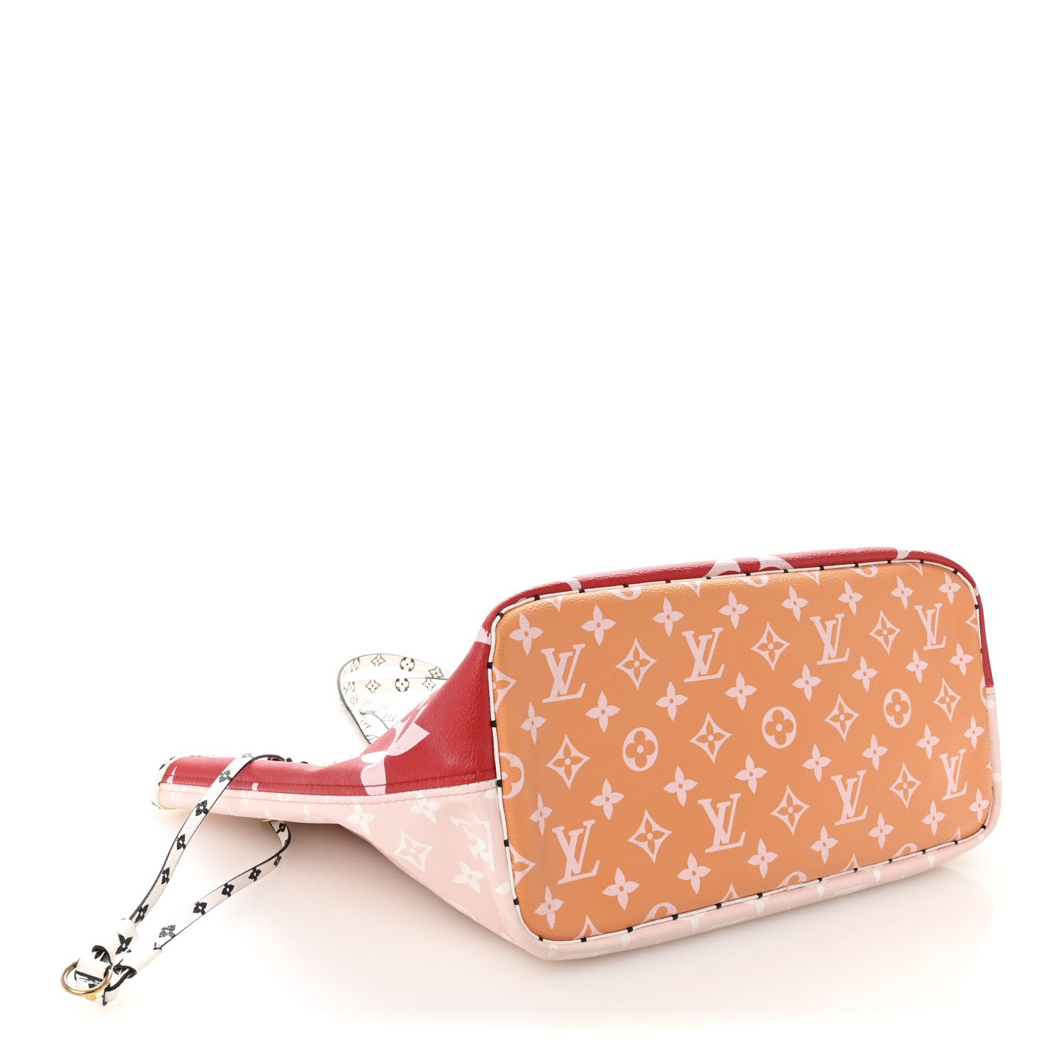 Louis Vuitton Monogram Giant Neverfull MM Rouge 5 of 11