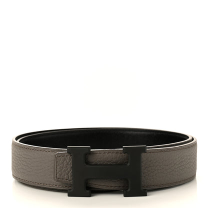 Hermes Box Togo So Black 32mm H Belt 90 Black Etain 2 of 5