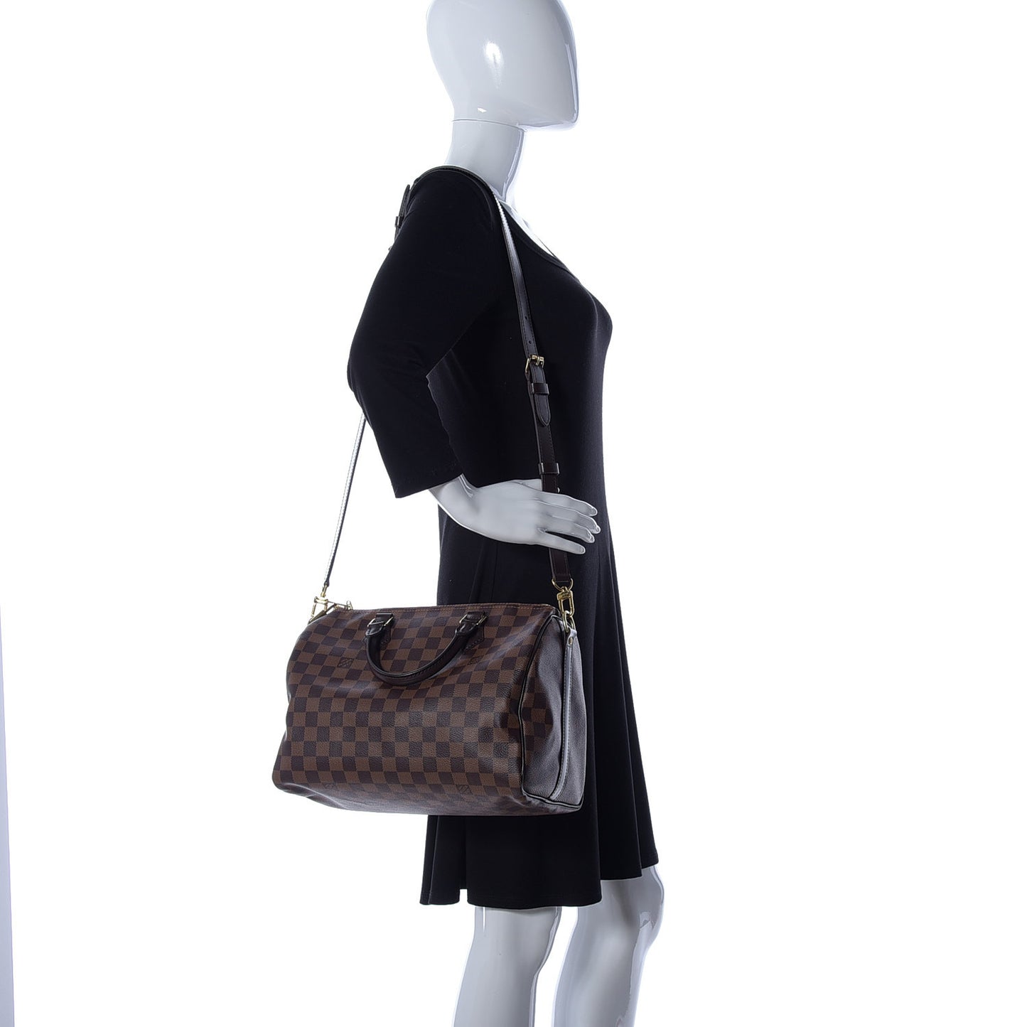 Damier Ebene Speedy Bandouliere 30