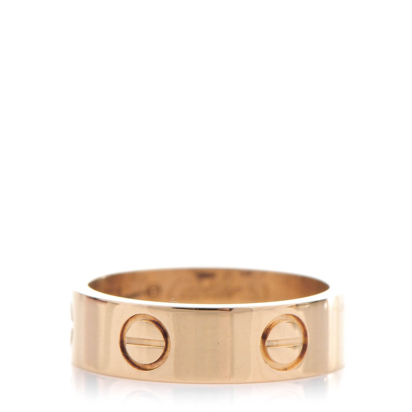 18K Yellow Gold 5.5mm LOVE Ring 53 6.5