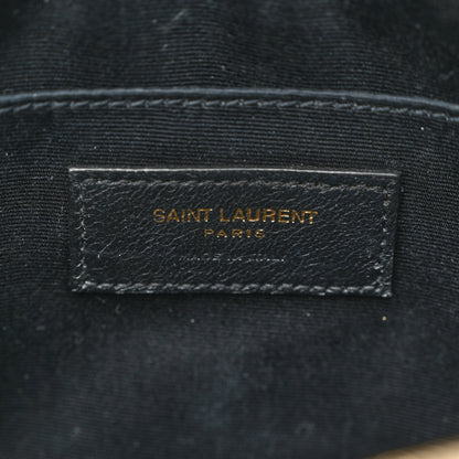 Saint Laurent Calfskin Matelasse Monogram Lou Camera Bag Greyish Brown 6 of 12
