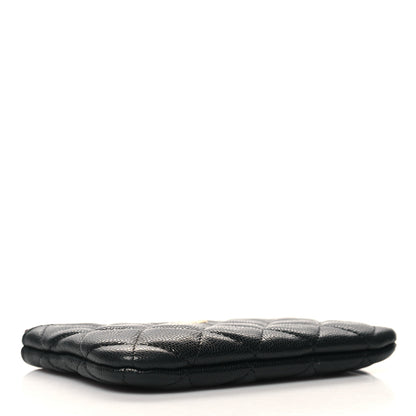Chanel Caviar Quilted Small Cosmetic Case Black 4 of 7