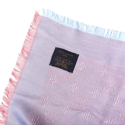 Louis Vuitton Silk Cotton Monogram Shawl 3 of 3