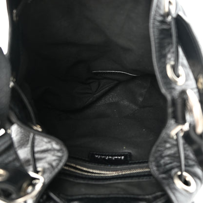 Balenciaga Agneau Arena Small Le Cagole Bucket Bag Black 5 of 11