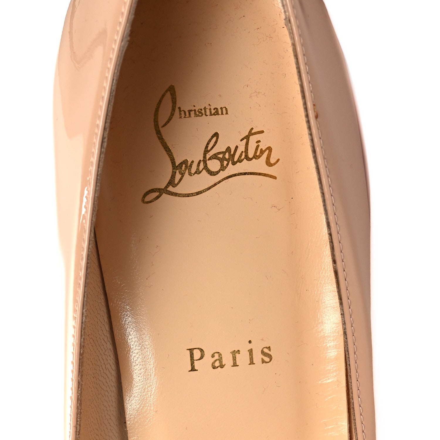 Christian Louboutin Patent Vinodo 85 Pumps 41 Nude 7 of 10