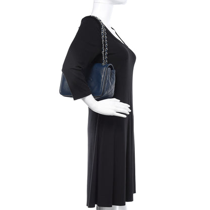 Chanel Caviar Medium Timeless CC Flap Navy Blue 1 of 9