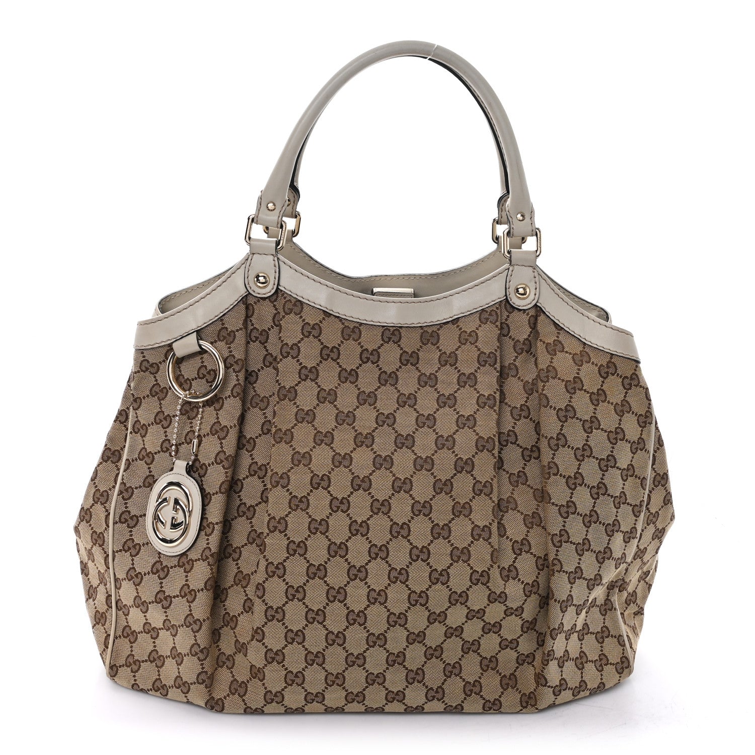Gucci Monogram Large Sukey Tote Off White 1 of 10