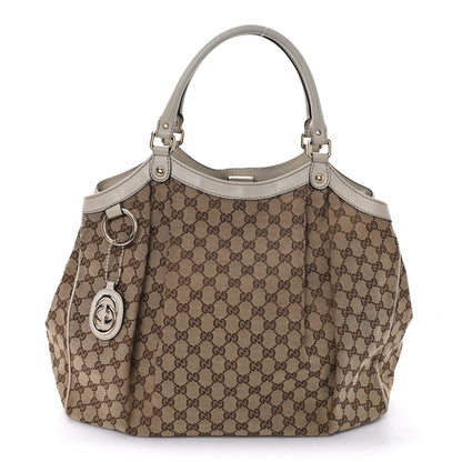 Gucci Monogram Large Sukey Tote Off White 1 of 10