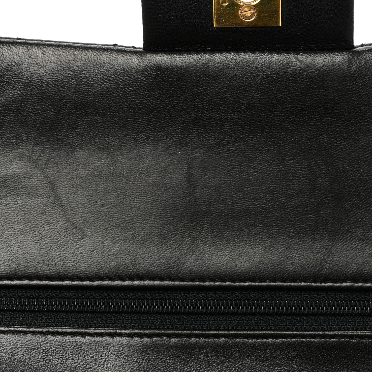 Chanel Lambskin Quilted Medium Double Flap Black 10 of 16