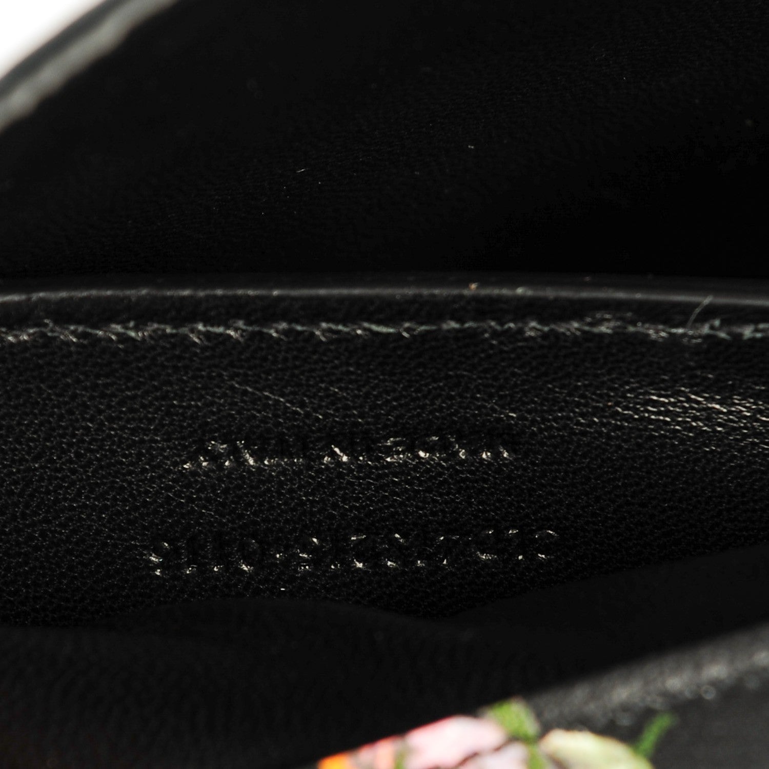 Saint Laurent Calfskin Prairie Flower Printed Small Monogram Clutch Black Multicolor 8 of 8