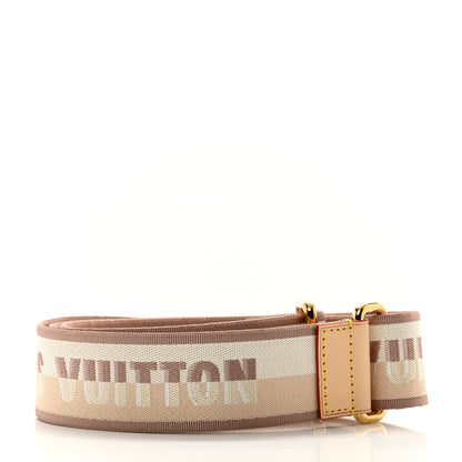 Louis Vuitton Jacquard Speedy Bandouliere 20 Shoulder Strap Beige 2 of 3