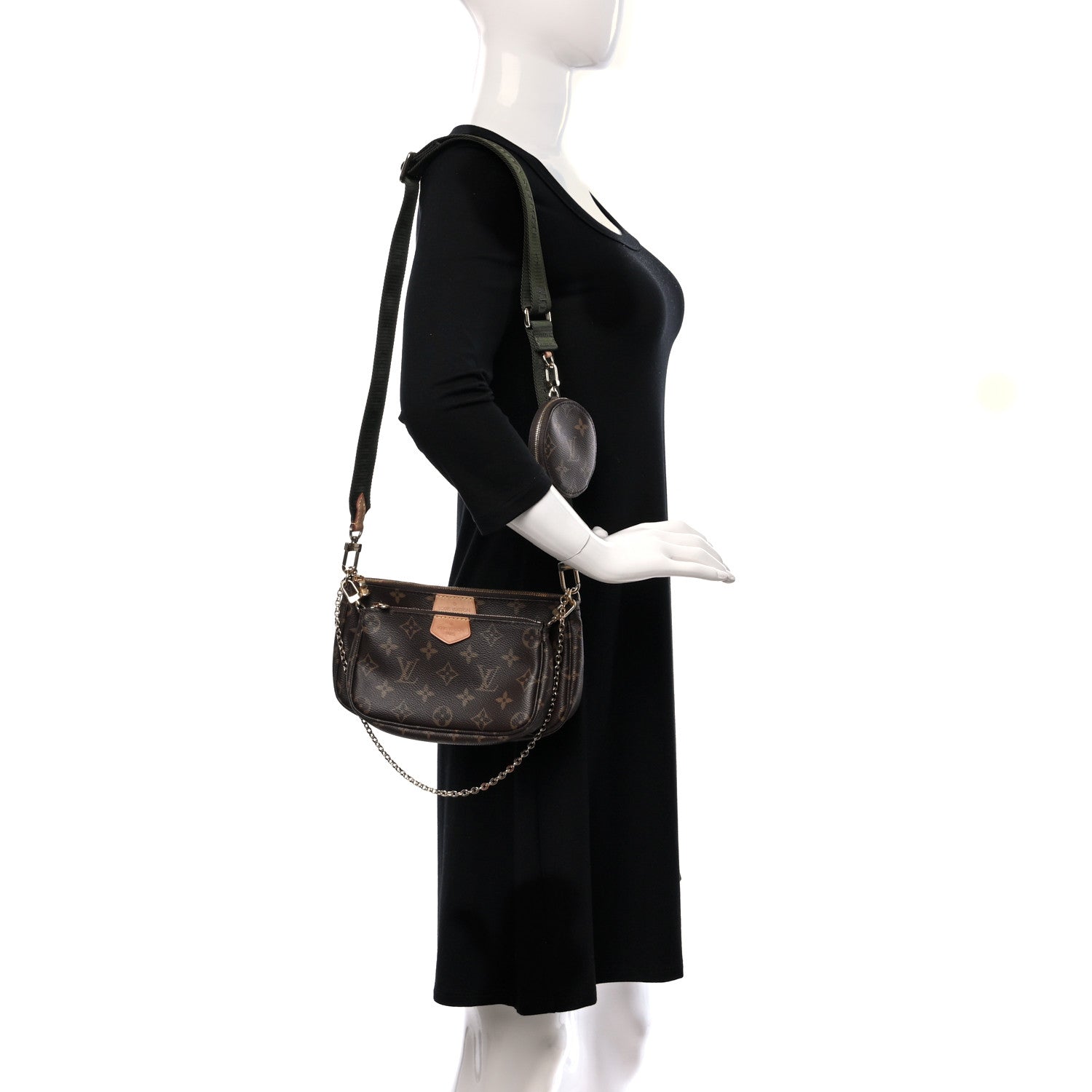 Louis Vuitton Monogram Multi Pochette Accessories Kaki 2 of 8