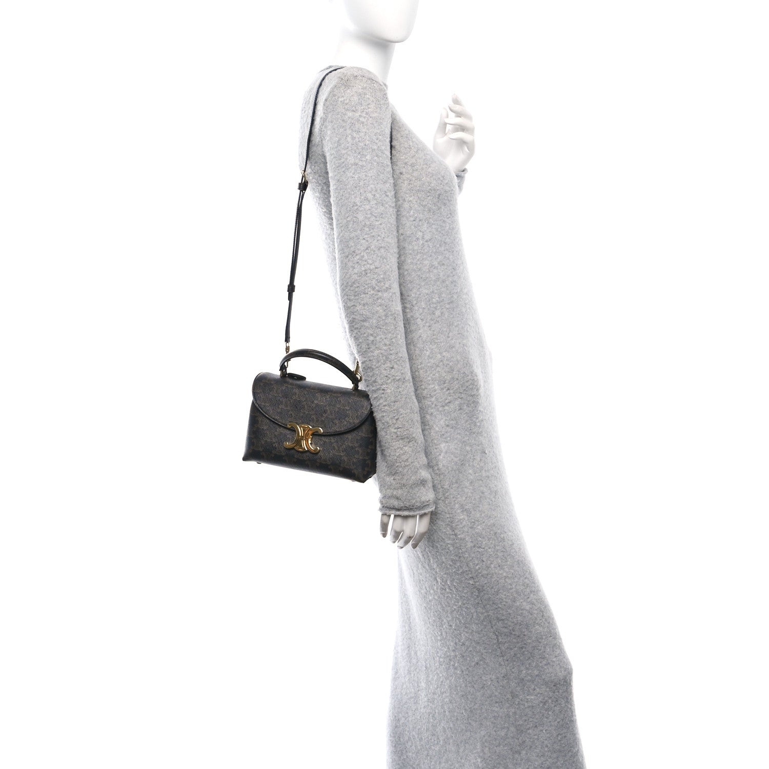 Celine Triomphe Canvas Teen Nino Tan 2 of 9