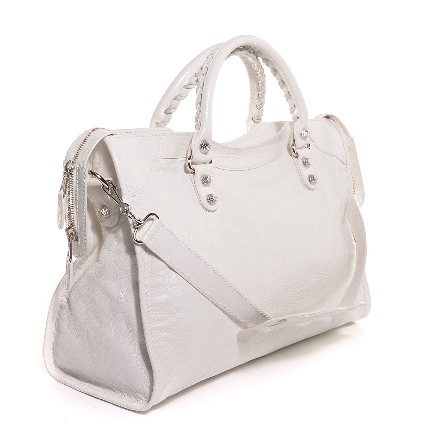 Balenciaga Agneau Giant 12 Silver Hardware City Ivory 3 of 13