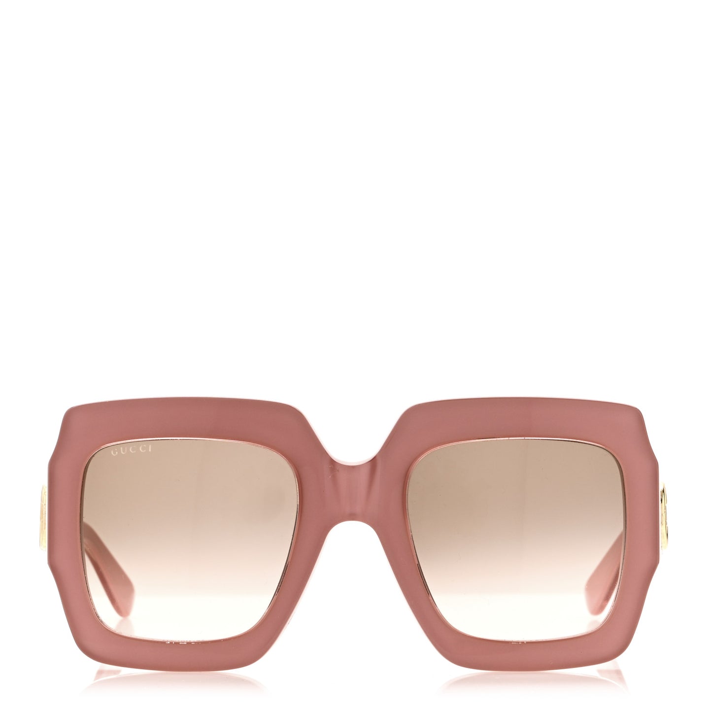 Square Frame GG0178S Sunglasses Rose Brown