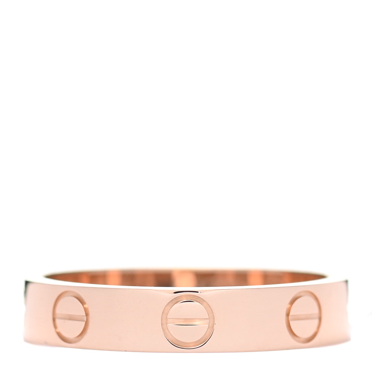 Cartier 18K Pink Gold 3.5mm LOVE Wedding Band Ring 50 5.25 1 of 4