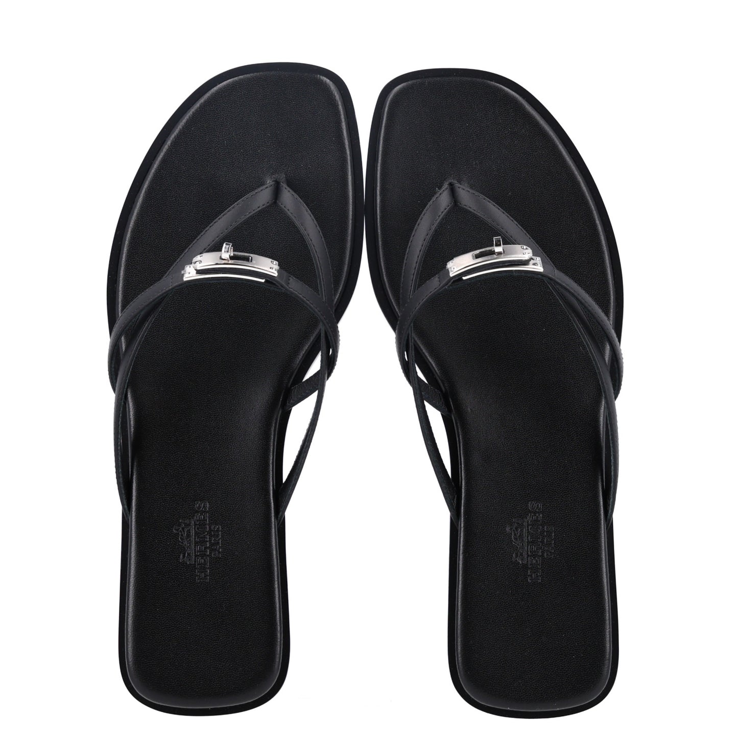 Calfskin Miss Sandals 37 Black